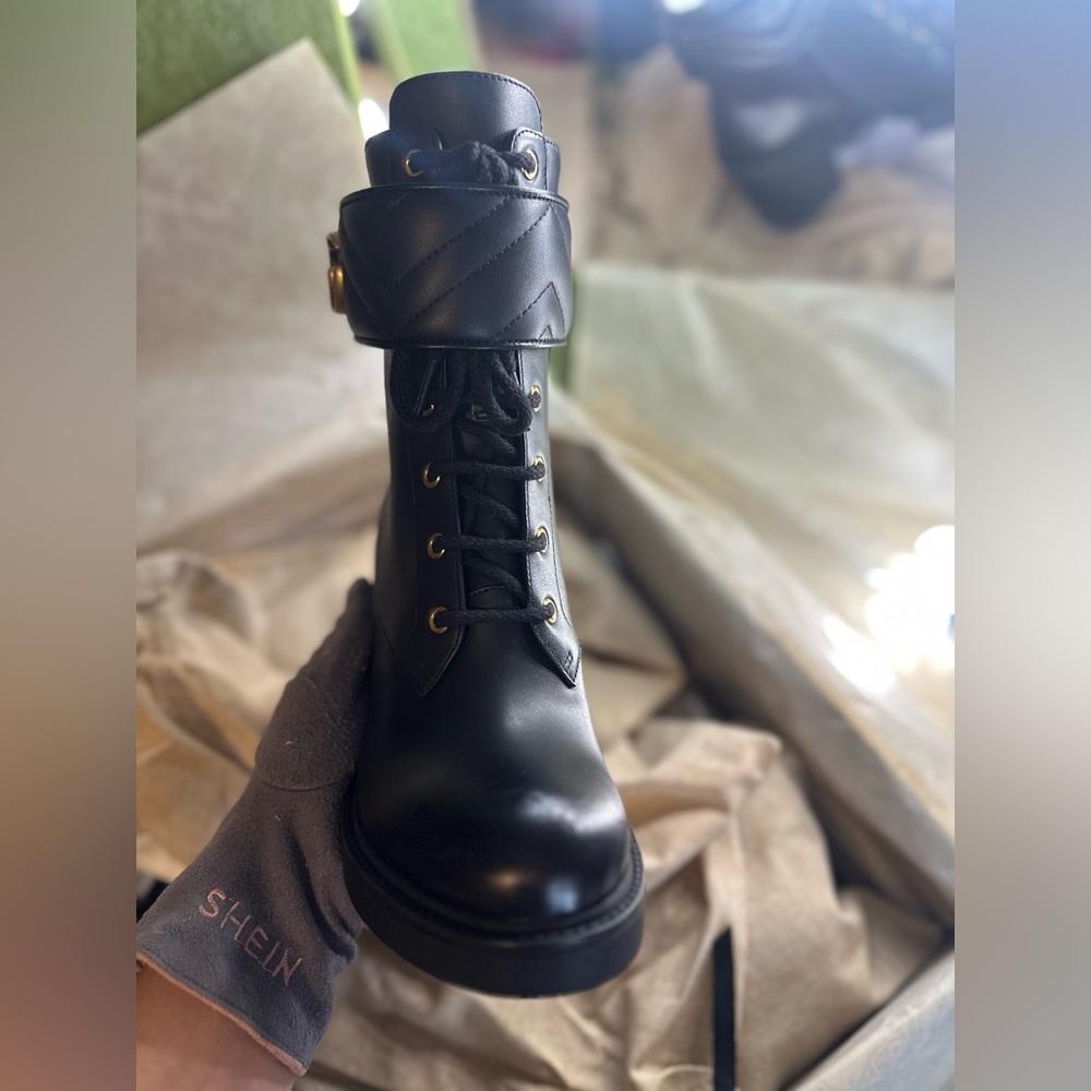 GUCCI Marmont leather boots - Picture 5 of 10